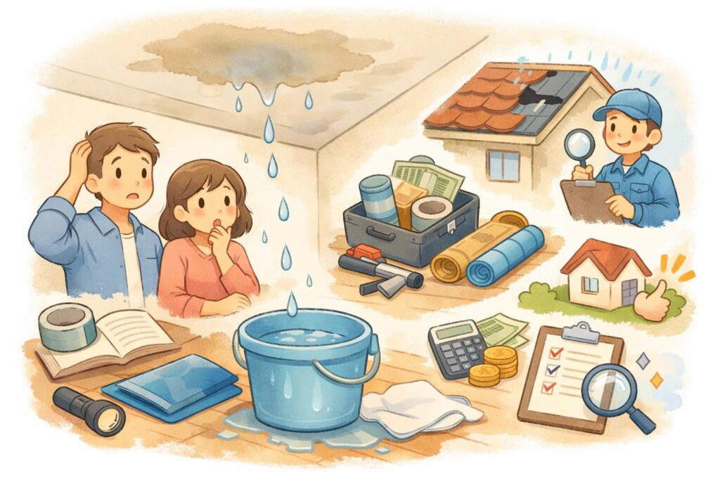 雨漏り調査・修繕 けんおうリノベーション