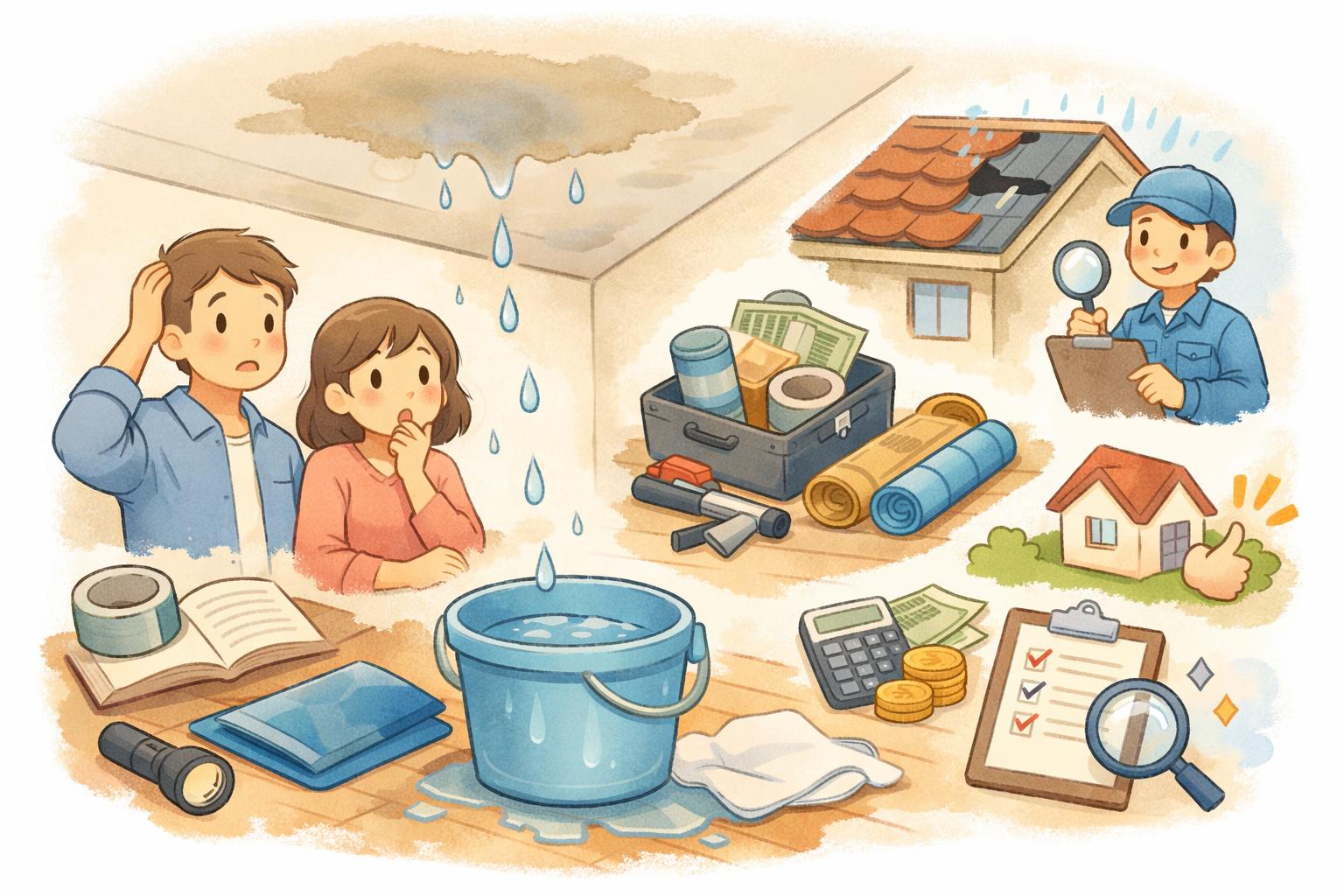 雨漏り調査・修繕 けんおうリノベーション